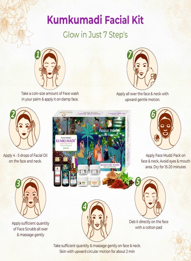 passion indulge Kumkumadi Pure and Natural 7 Star Facial Kit - Image 4